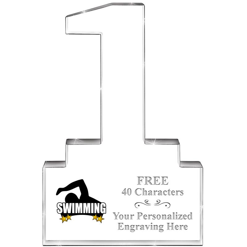 6" 1 YEAR OF SERVICE ACRYLIC