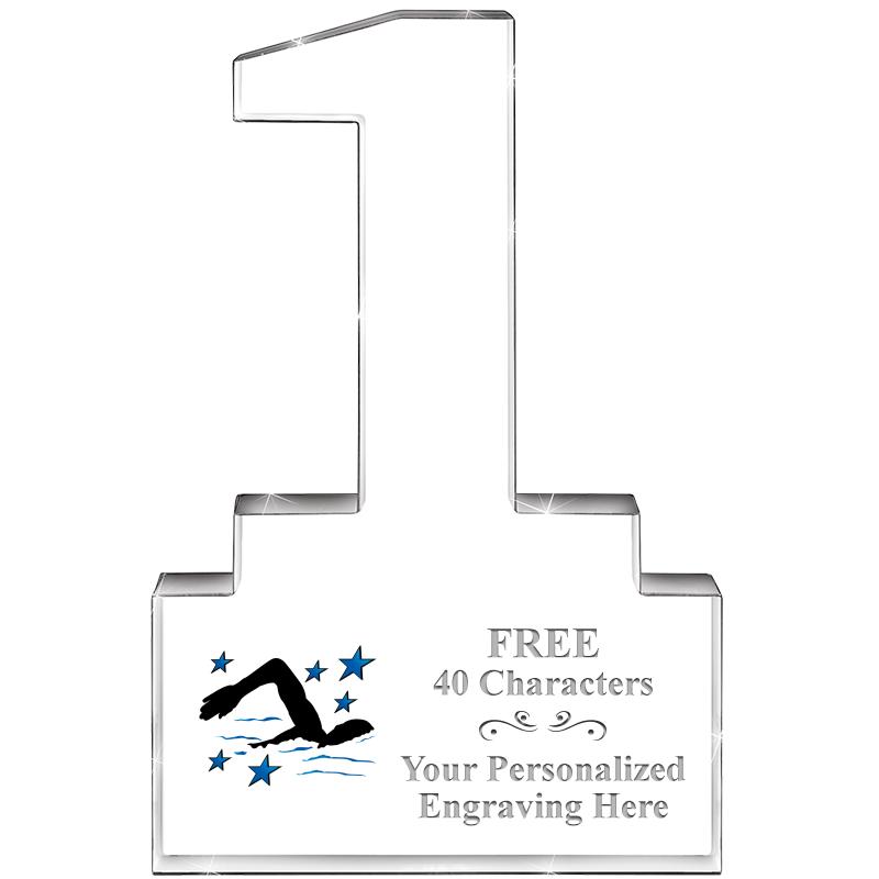 6" 1 YEAR OF SERVICE ACRYLIC