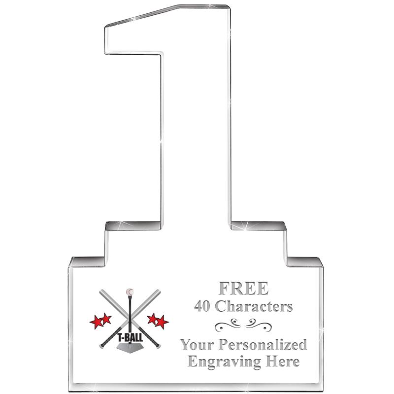 6" 1 YEAR OF SERVICE ACRYLIC