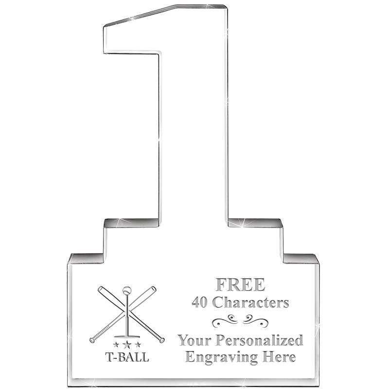 6" 1 YEAR OF SERVICE ACRYLIC