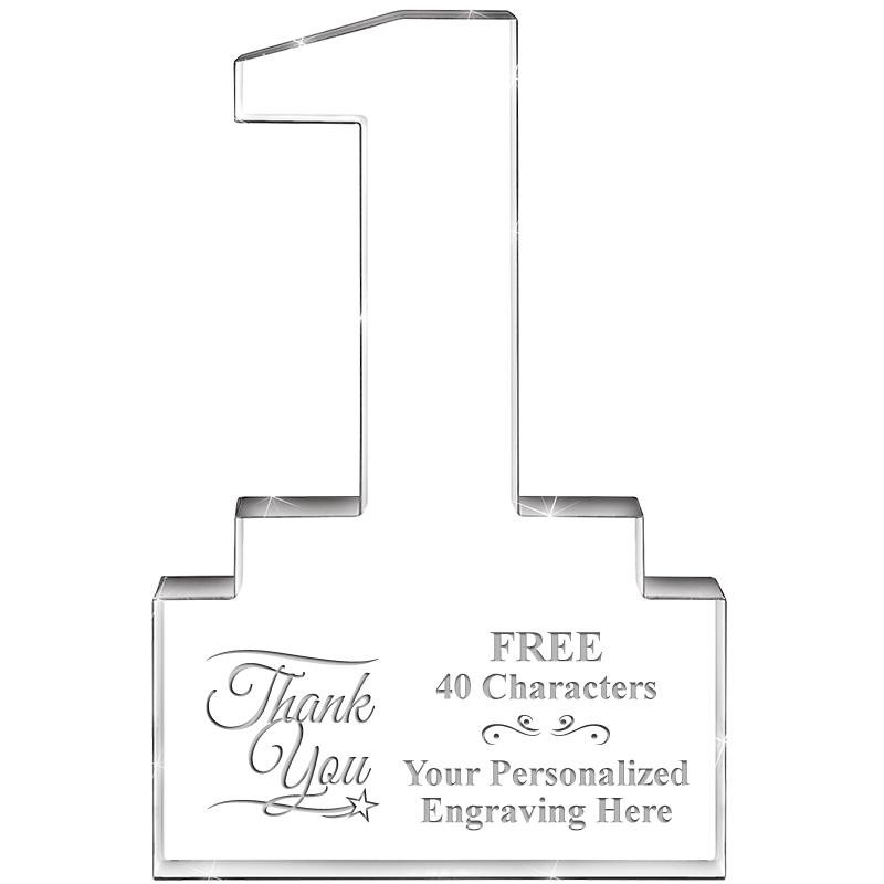 6" 1 YEAR OF SERVICE ACRYLIC