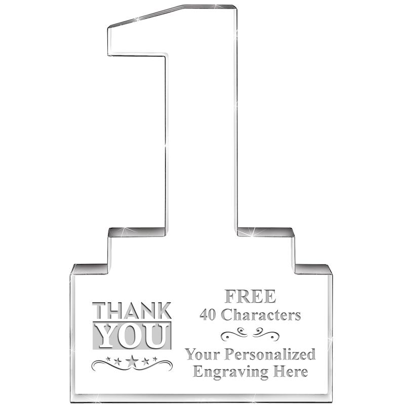 6" 1 YEAR OF SERVICE ACRYLIC