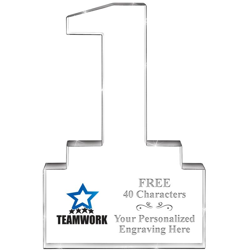 6" 1 YEAR OF SERVICE ACRYLIC