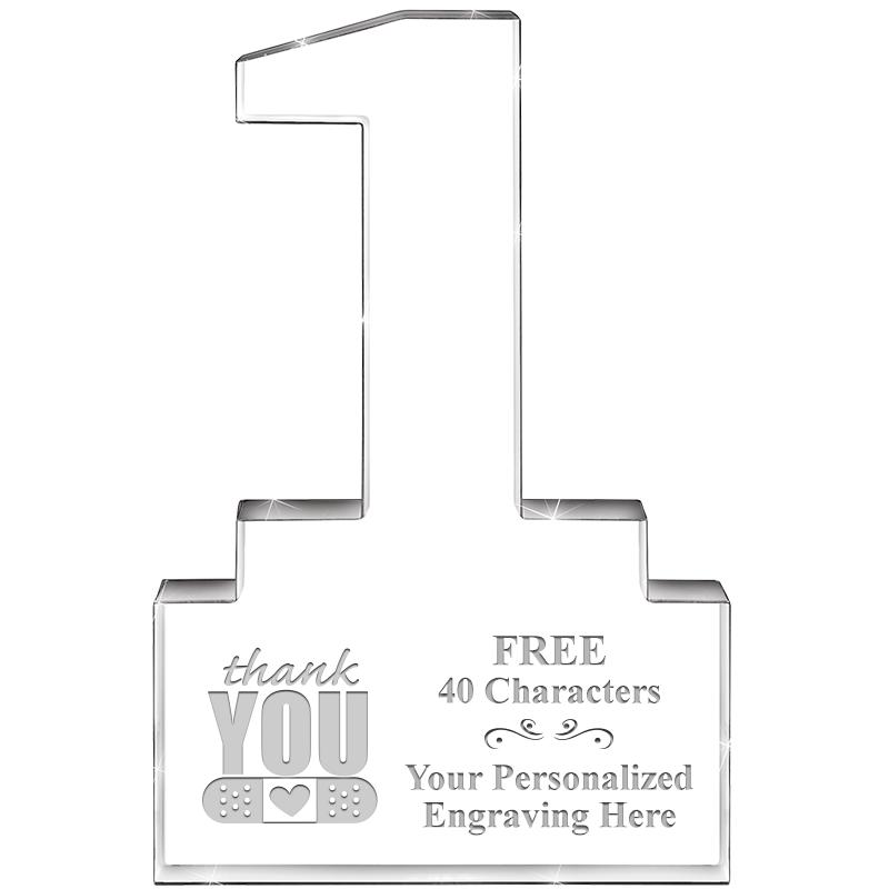 6" 1 YEAR OF SERVICE ACRYLIC