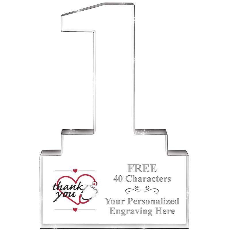 6" 1 YEAR OF SERVICE ACRYLIC