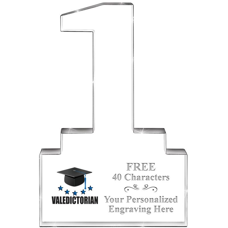 6" 1 YEAR OF SERVICE ACRYLIC