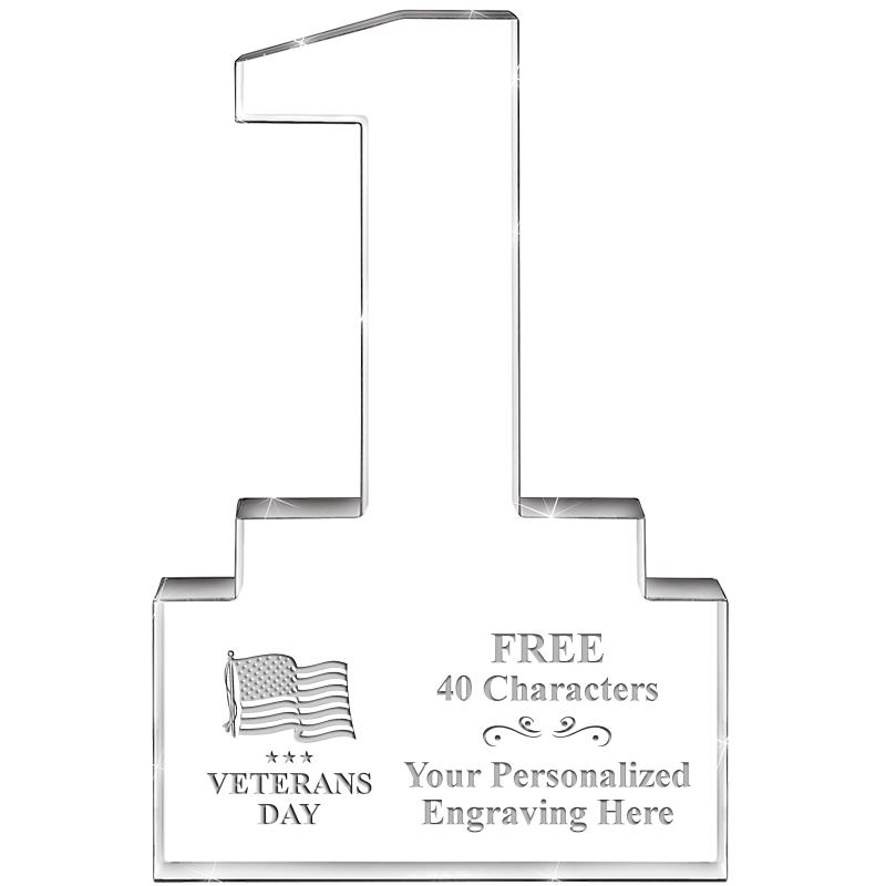 6" 1 YEAR OF SERVICE ACRYLIC