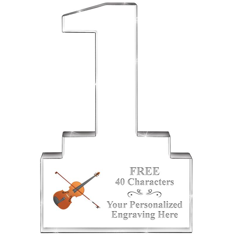 6" 1 YEAR OF SERVICE ACRYLIC