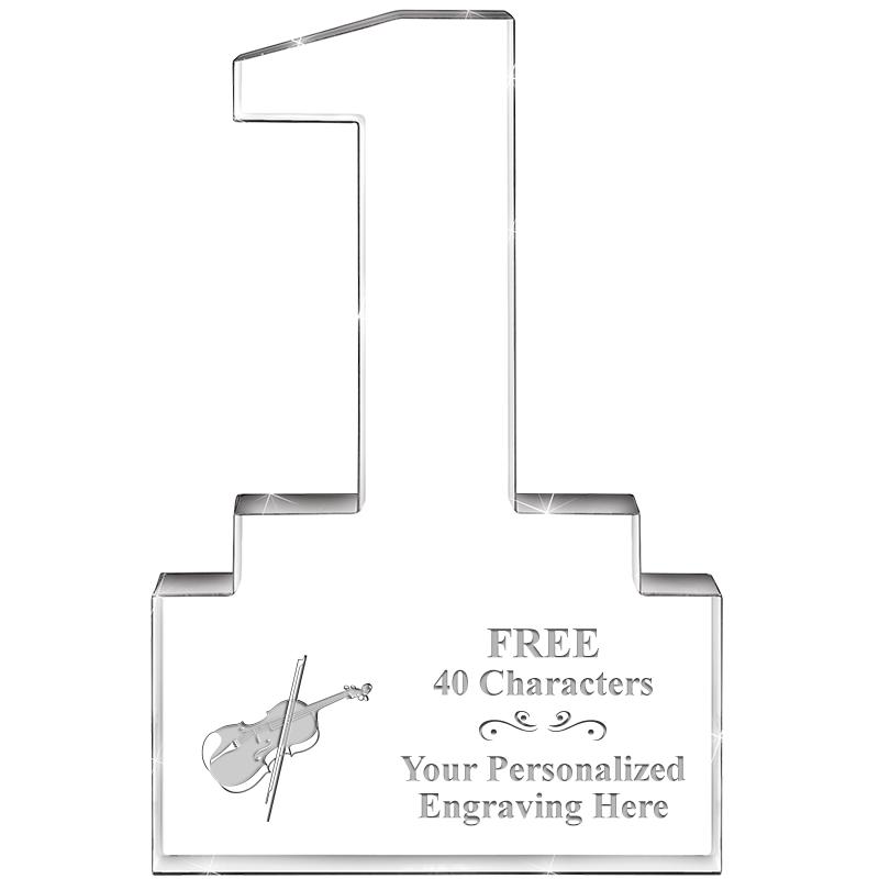 6" 1 YEAR OF SERVICE ACRYLIC