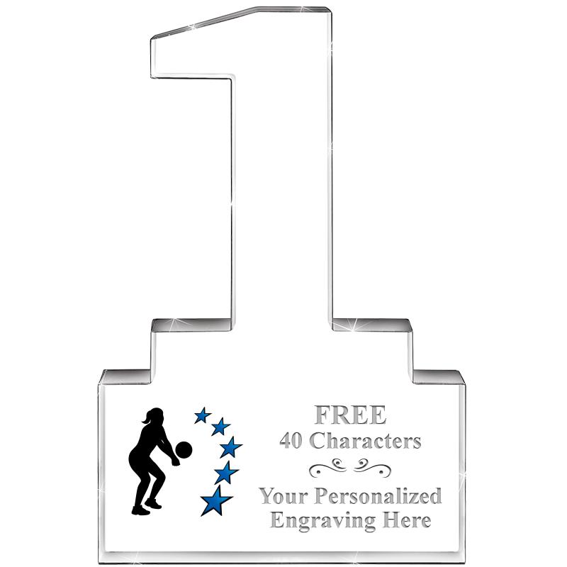 6" 1 YEAR OF SERVICE ACRYLIC