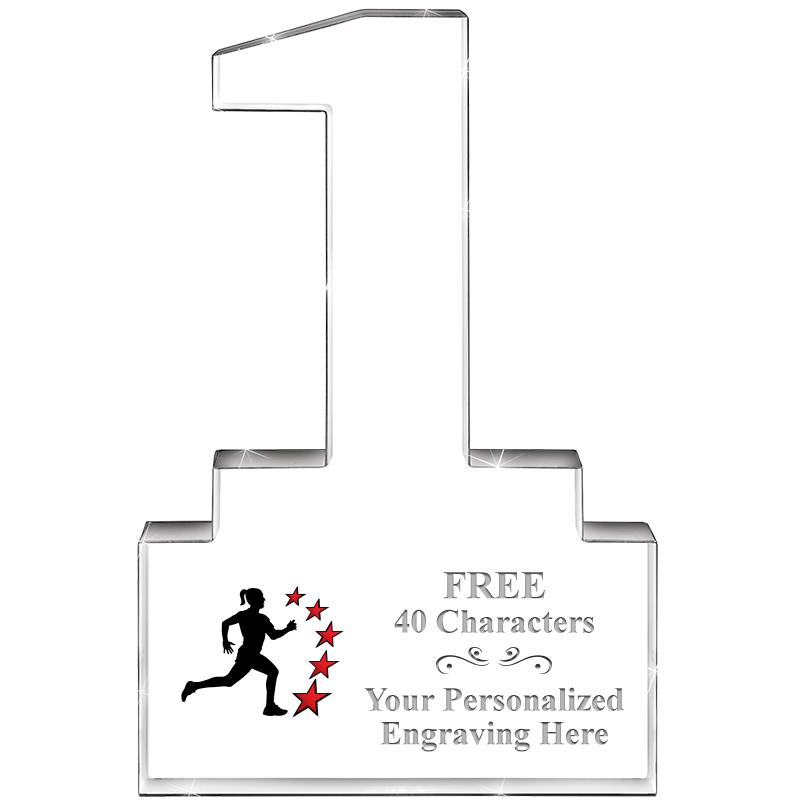 6" 1 YEAR OF SERVICE ACRYLIC