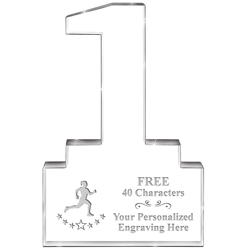 6" 1 YEAR OF SERVICE ACRYLIC