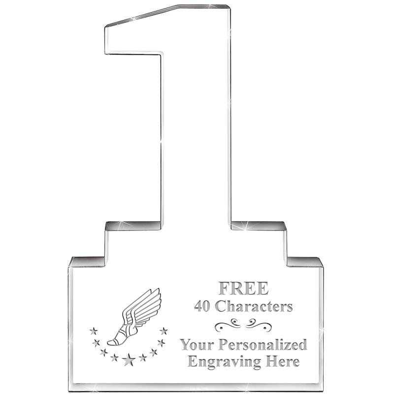 6" 1 YEAR OF SERVICE ACRYLIC