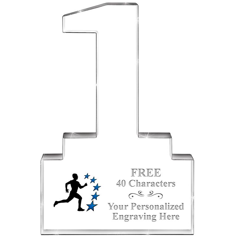 6" 1 YEAR OF SERVICE ACRYLIC