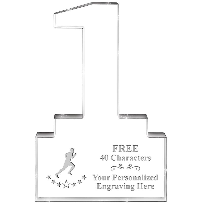 6" 1 YEAR OF SERVICE ACRYLIC