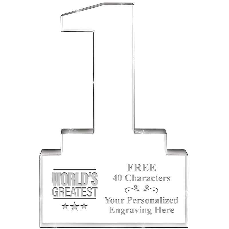 6" 1 YEAR OF SERVICE ACRYLIC