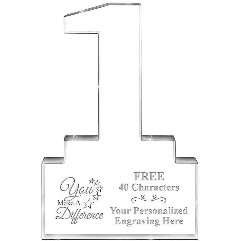 6" 1 YEAR OF SERVICE ACRYLIC