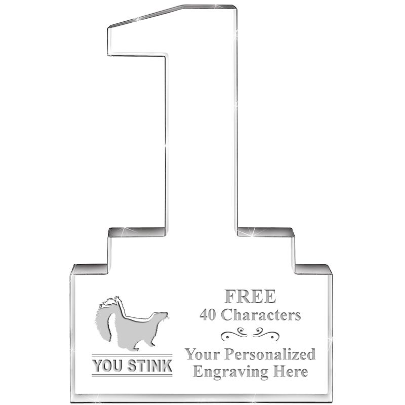 6" 1 YEAR OF SERVICE ACRYLIC