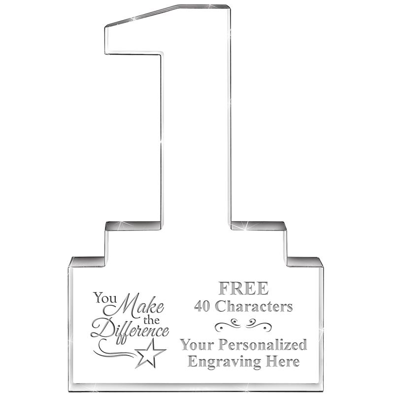 6" 1 YEAR OF SERVICE ACRYLIC