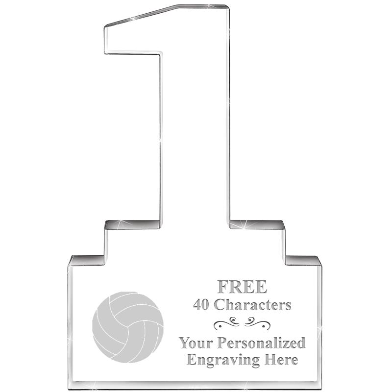 6" 1 YEAR OF SERVICE ACRYLIC