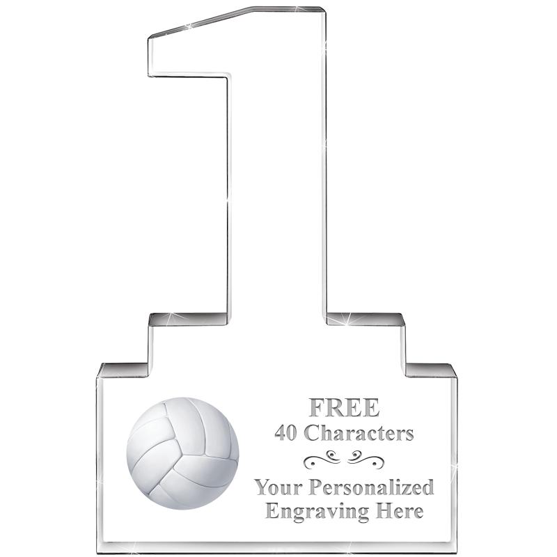 6" 1 YEAR OF SERVICE ACRYLIC