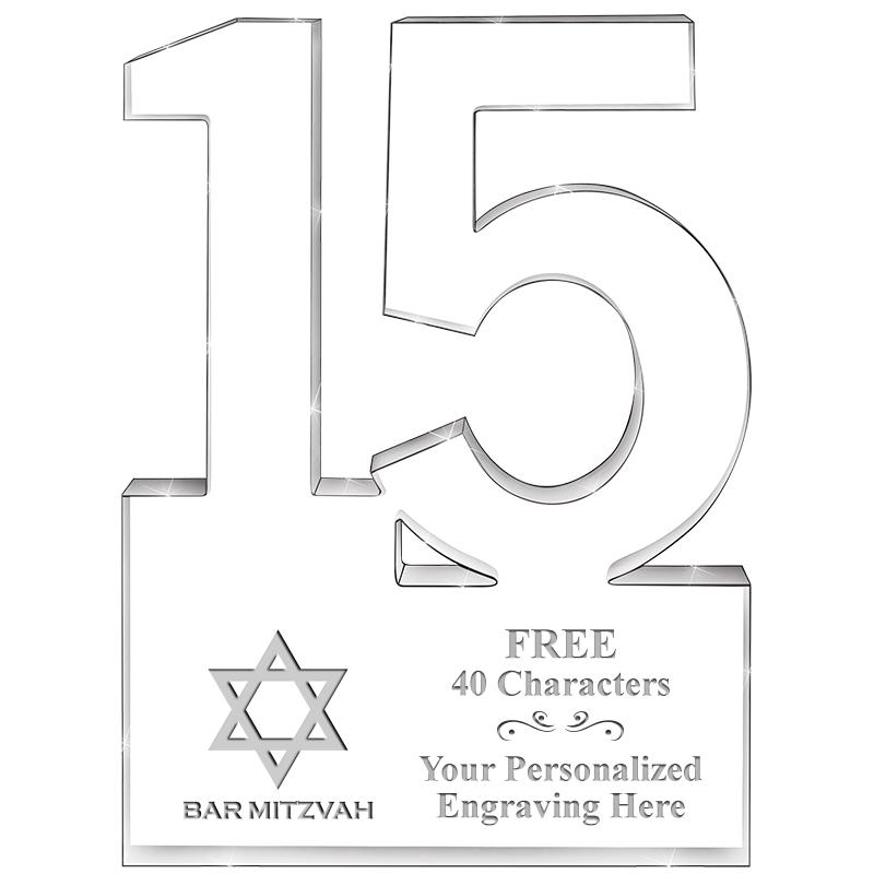 6" 15 YEARS OF SERVICE ACRYLIC