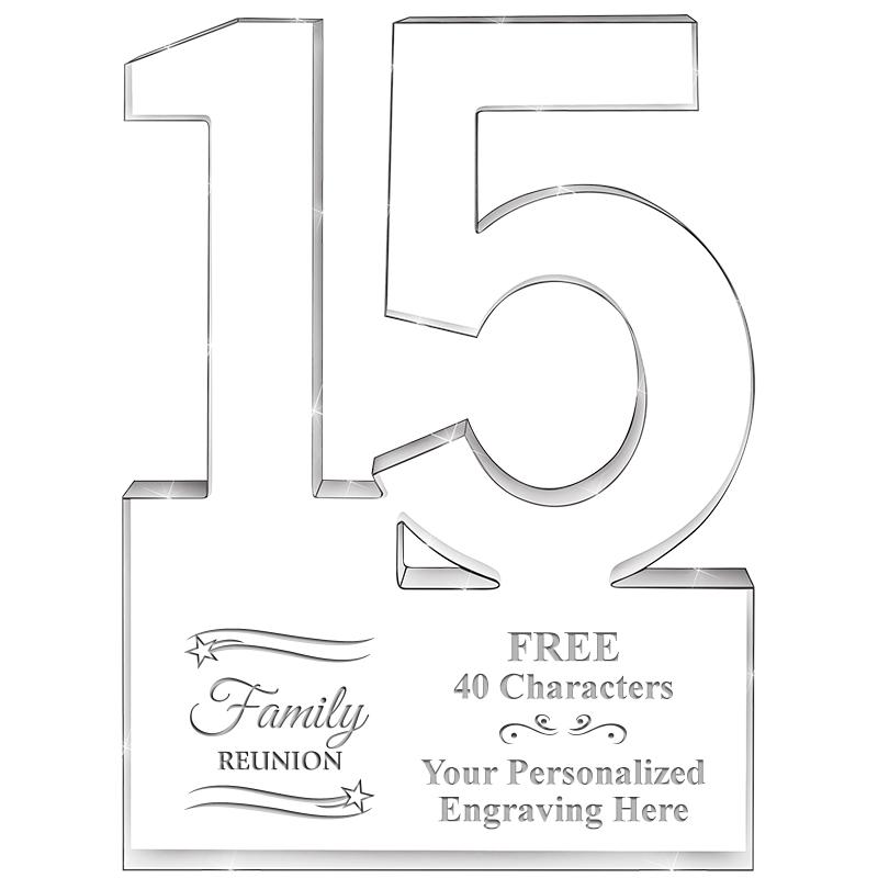 6" 15 YEARS OF SERVICE ACRYLIC