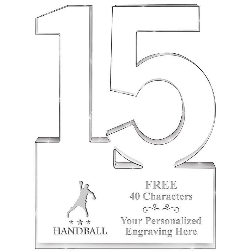 6" 15 YEARS OF SERVICE ACRYLIC