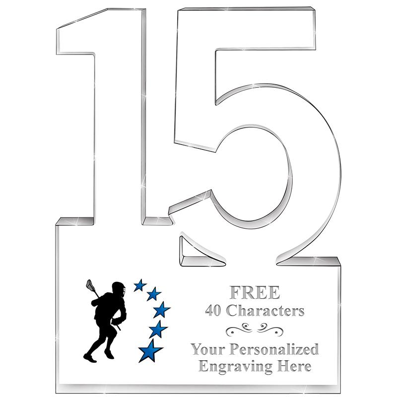 6" 15 YEARS OF SERVICE ACRYLIC