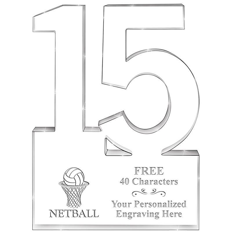 6" 15 YEARS OF SERVICE ACRYLIC