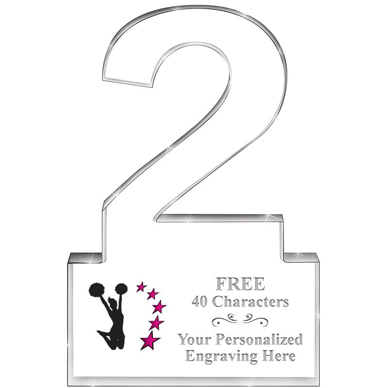 6" 2 YEARS OF SERVICE ACRYLIC