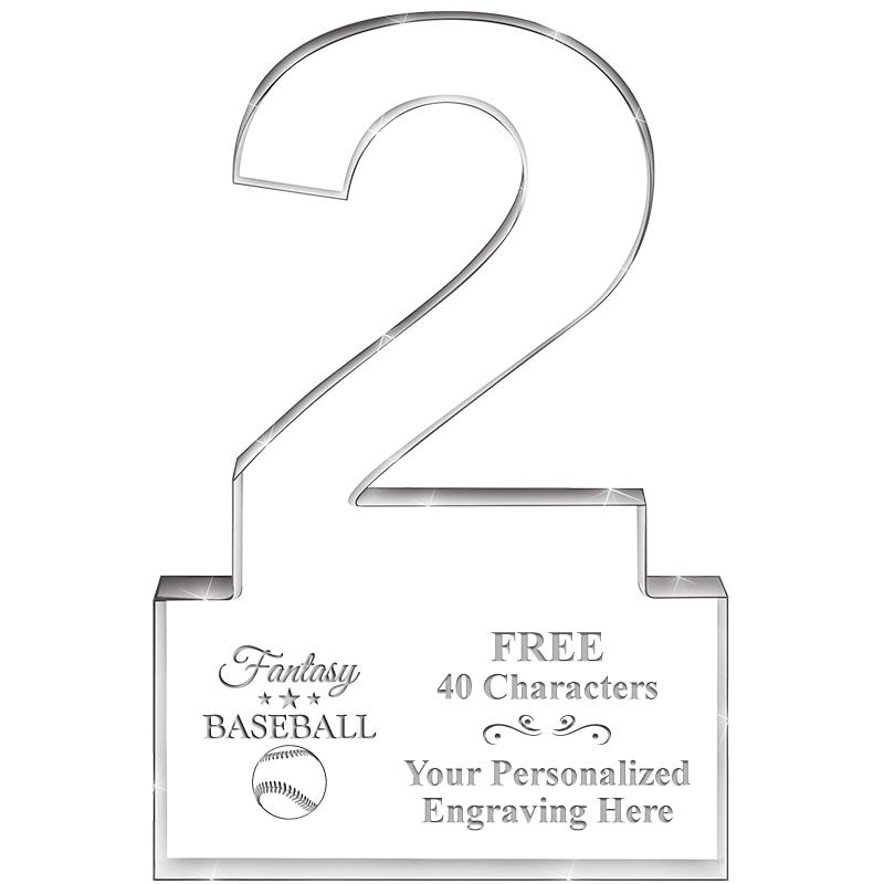 6" 2 YEARS OF SERVICE ACRYLIC