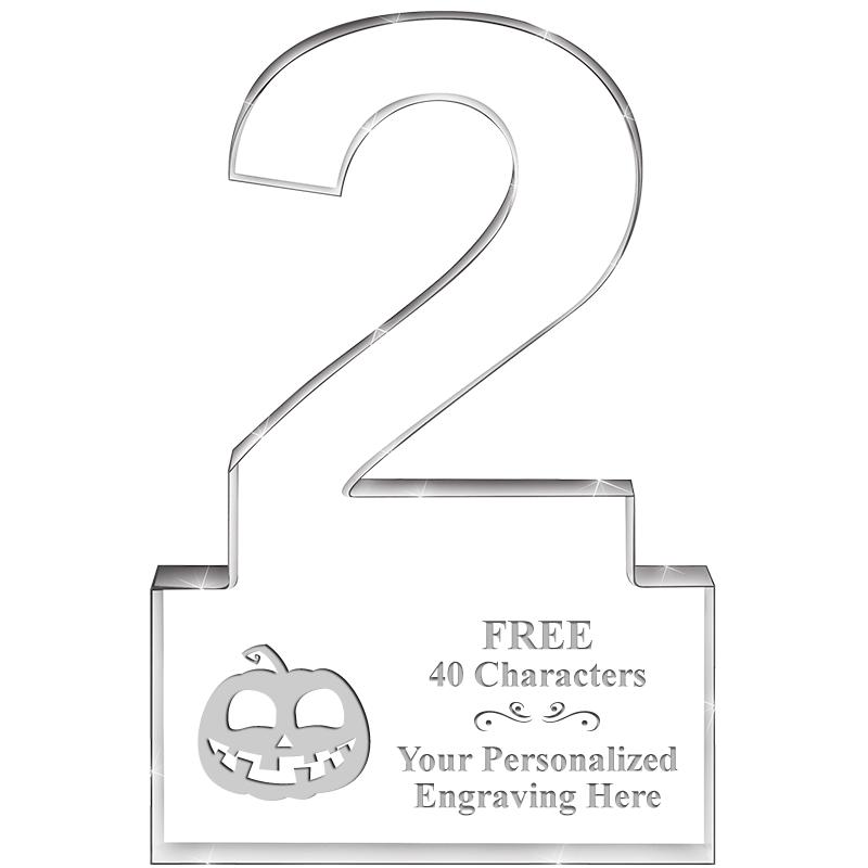 6" 2 YEARS OF SERVICE ACRYLIC