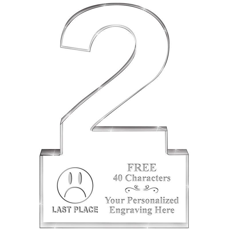 6" 2 YEARS OF SERVICE ACRYLIC