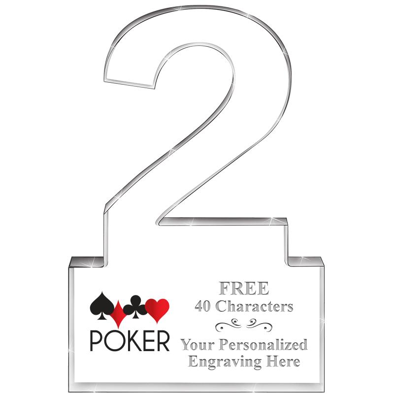 6" 2 YEARS OF SERVICE ACRYLIC