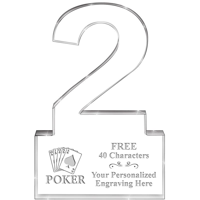 6" 2 YEARS OF SERVICE ACRYLIC