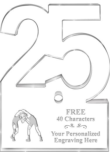 25 Years Of Service Acrylic