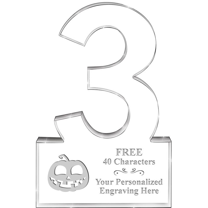 6" 3 YEARS OF SERVICE ACRYLIC