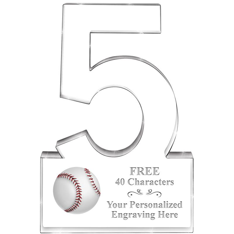 6" 5 YEARS OF SERVICE ACRYLIC