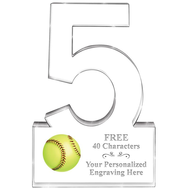 6" 5 YEARS OF SERVICE ACRYLIC