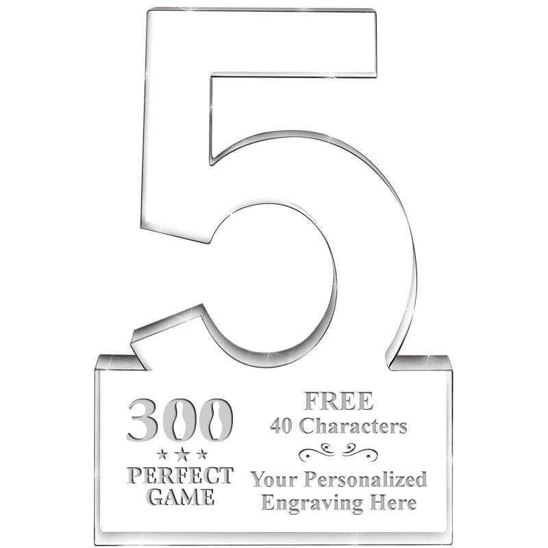 6" 5 YEARS OF SERVICE ACRYLIC