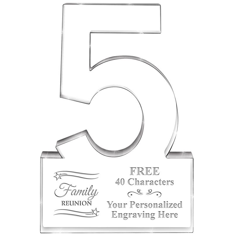 6" 5 YEARS OF SERVICE ACRYLIC