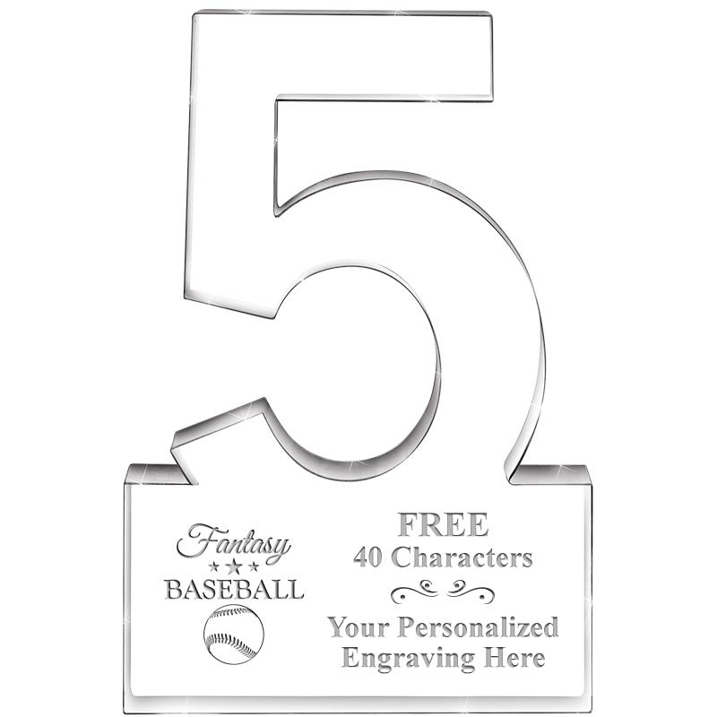 6" 5 YEARS OF SERVICE ACRYLIC