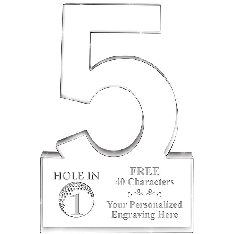 6" 5 YEARS OF SERVICE ACRYLIC