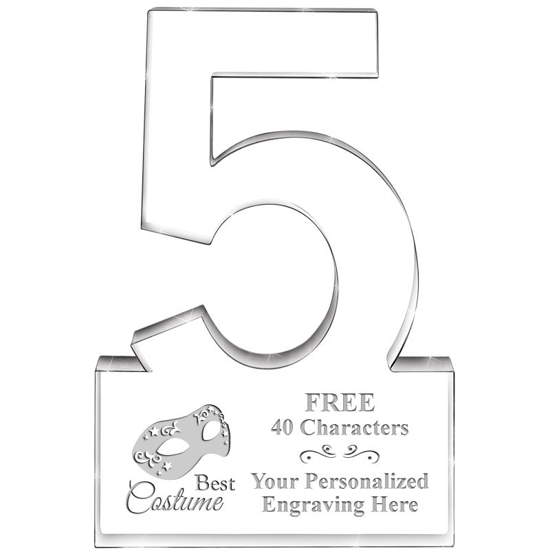 6" 5 YEARS OF SERVICE ACRYLIC