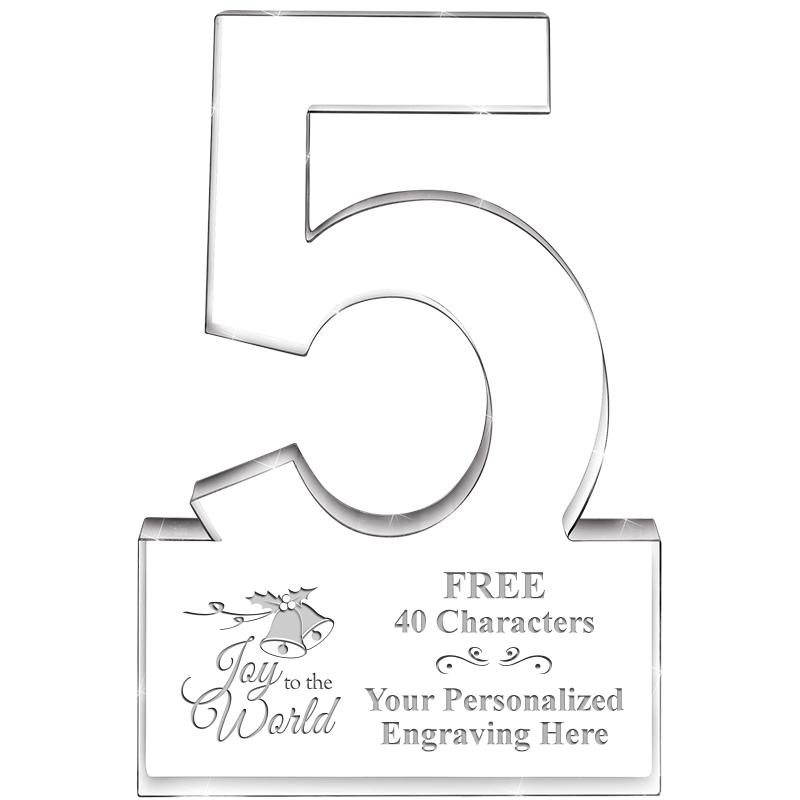 6" 5 YEARS OF SERVICE ACRYLIC