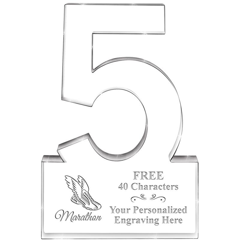 6" 5 YEARS OF SERVICE ACRYLIC