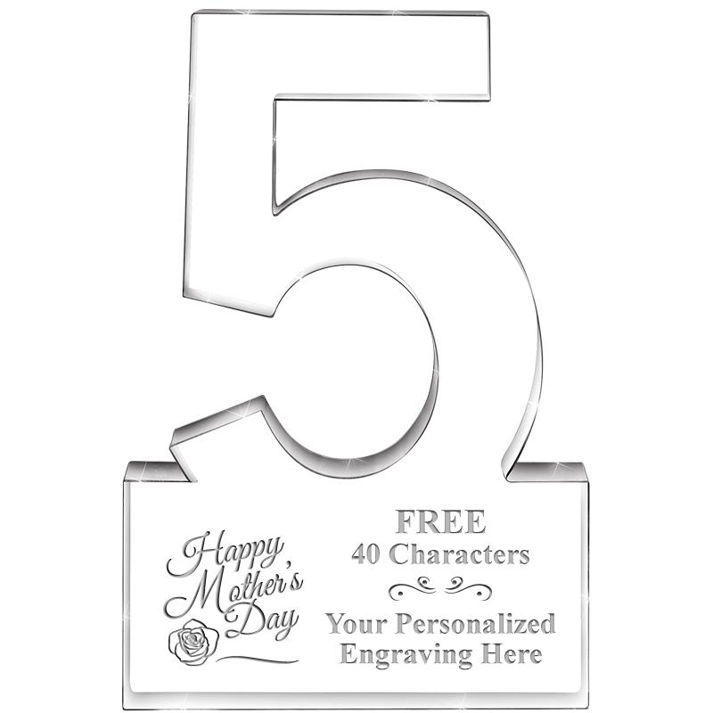 6" 5 YEARS OF SERVICE ACRYLIC