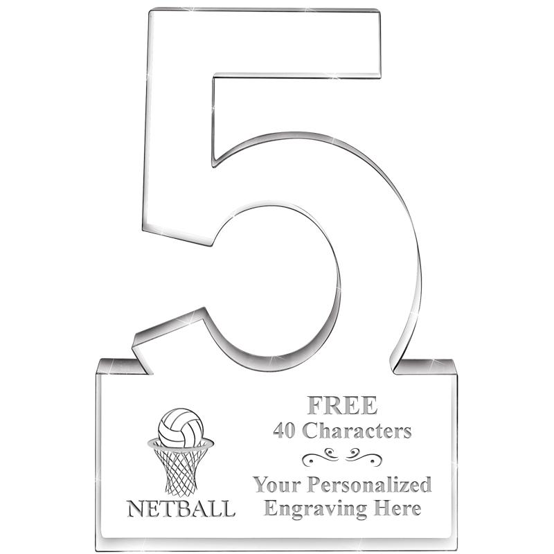 6" 5 YEARS OF SERVICE ACRYLIC