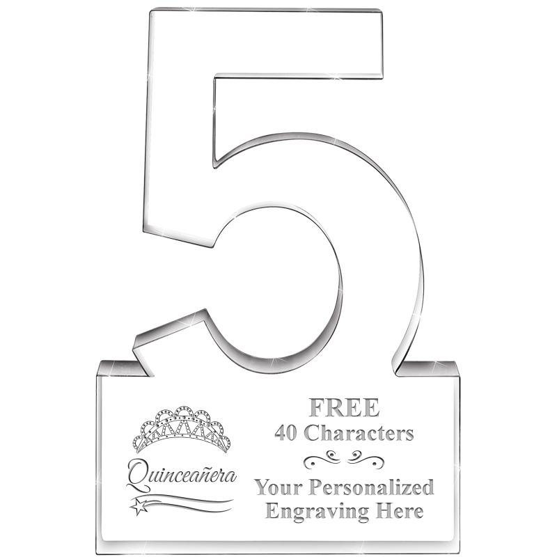 6" 5 YEARS OF SERVICE ACRYLIC